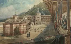 Белоградчишката крепост – рисунка на Феликс Каниц от 1885 година